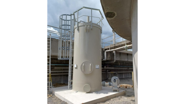 Lavafilters to treat H2S emissions coming from sludge thickeners