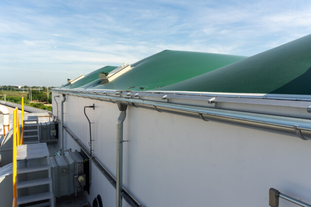 Trevi's closed biofilter in operation