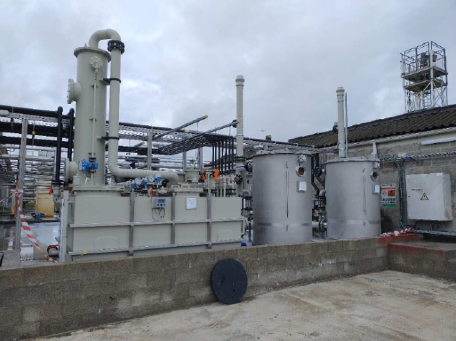 Trevi's Acid scrubber for the removal of volatile nitrogen compounds and ethelyne oxide and other epoxides