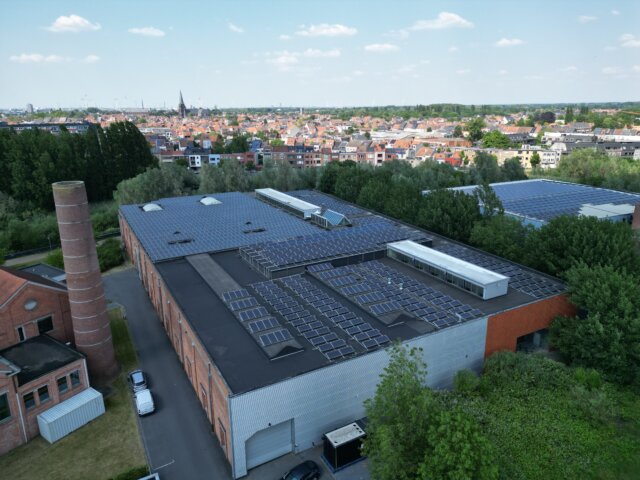 Renewable energy installation with solar, wind, biogas and battery storage
