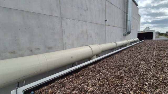 Biofilter for capturing formaldehyde from industrial waste gases