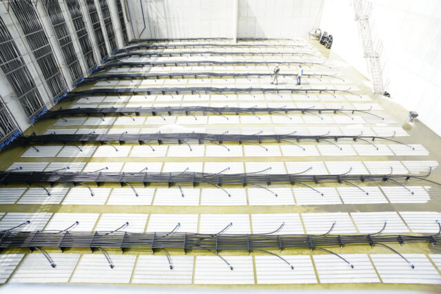 Fine bubble aeration panels for biological wastewater treatment
