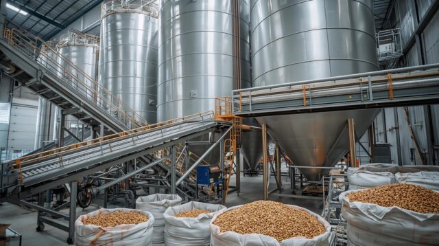 Wastewater treatment system for food and feed industry effluent